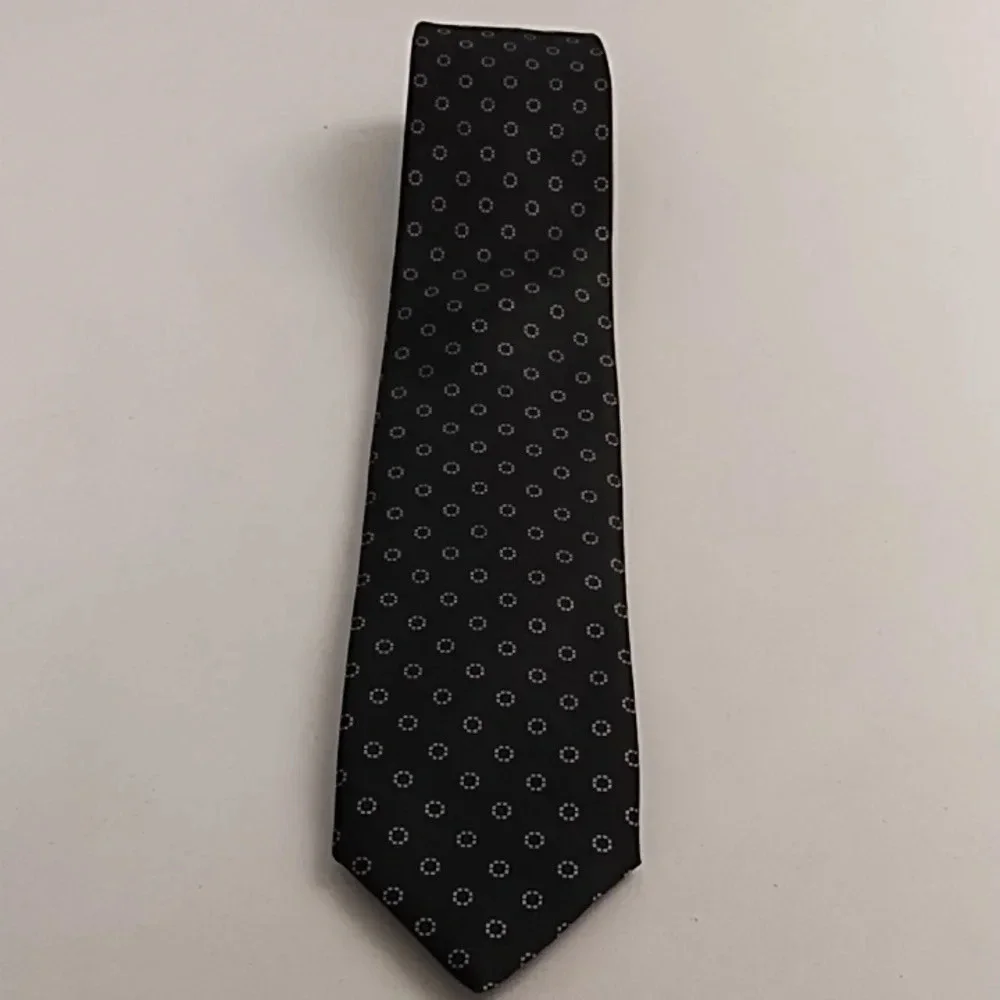 Exrta Long Handsewn Tie Robert Talbott The Shirt Broker Forest Green Navy Tan